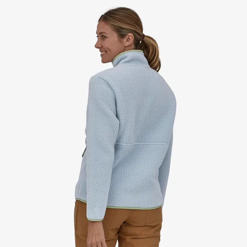 Patagonia Womens Retro Pile Marsupial Steam Blue-2